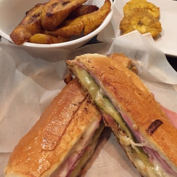 The Latin Pig Cuban Restaurant - Cuban sandwich or "cubano", fried sweet plantains "amarillos", and tostones (another great way to make fried plantains)! - Cuban Near Me - Plano, Texas The Latin Pig Cuban Restaurant - Cuban sandwich or "cubano", fried sweet plantains "amarillos", and tostones (another great way to make fried plantains)! - Cuban Near Me - Plano, Texas