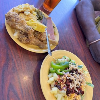 Big Boys Country Cooking - two plates of food - Buffets Near Me - Clinton, South Carolina