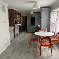 Kitchen area of our combined kitchen/great room