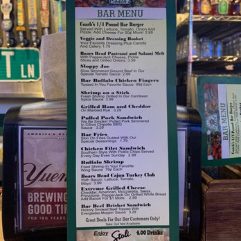 Coach's Pub & Eatery - Sitting at the bar.  Grab a Bar Beef Brisket Sandwich. - American Near Me - Inverness, Florida
