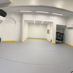 Clean mat space.