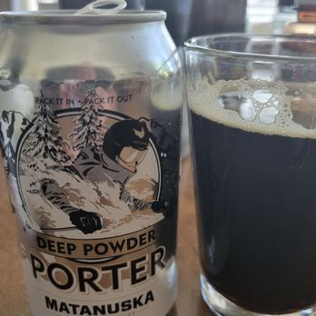 Matanuska Brewery and Tap Room, Palmer - The Deep Powder Porter was a nice, smooth porter. It was a fun one to drink! - Breweries Near Me - Palmer, Alaska Matanuska Brewery and Tap Room, Palmer - The Deep Powder Porter was a nice, smooth porter. It was a fun one to drink! - Breweries Near Me - Palmer, Alaska