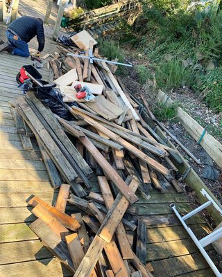 Debris Cleanups - We perform construction cleanup services. We collect all sorts of construction debris, from wooden planks to metals to anything else you need to be removed. Debris Cleanups - We perform construction cleanup services. We collect all sorts of construction debris, from wooden planks to metals to anything else you need to be removed.