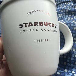Goodwill - Paid $4.99 for this rose gold Seattle Starbucks mug. Probably saved $25 because I didn't buy it at the 'bucks
