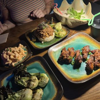Wahi Hana - *Kaulua pork entree w. Mac & cheese * 6pcs BBQ Wahi wings & grilled bok choy * - Tiki Bars Near Me - Vancouver, Washington Wahi Hana - *Kaulua pork entree w. Mac & cheese * 6pcs BBQ Wahi wings & grilled bok choy * - Tiki Bars Near Me - Vancouver, Washington