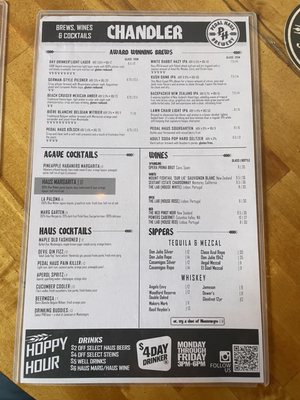 Menu photo 2 Pedal Haus Brewery Chandler, AZ