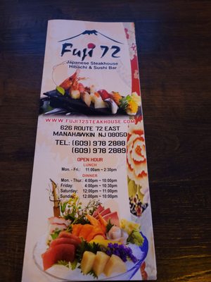 FUJI72 JAPANESE STEAKHOUSE HIBACHI AND SUSHI BAR - Updated
