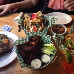 Levy Restaurants - XXX wings, artichoke and spinach dip, street fries. Delicious!!