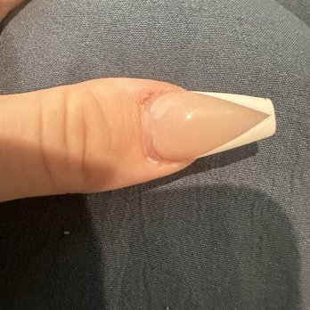 Daniel Nail Spa - Nails were done 6 days ago and it looks like it's been weeks because of how far out she placed them - Nail Salons Near Me - Menifee, California Daniel Nail Spa - Nails were done 6 days ago and it looks like it's been weeks because of how far out she placed them - Nail Salons Near Me - Menifee, California