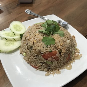 Muay Thai Kitchen - Thai Fried Rice (Medium Spice was great) - Thai Near Me - San Marcos, California Muay Thai Kitchen - Thai Fried Rice (Medium Spice was great) - Thai Near Me - San Marcos, California