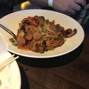 Yard House - My friends gumbo- he loved it! - New American Near Me - Atlanta, Georgia