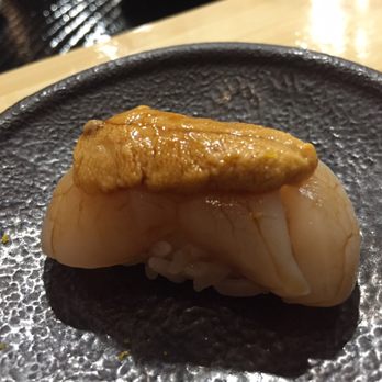 Katsu Ya Delivery - Hotate jumbo scallops with Uni. Phenomenal. The stuff dreams are made of. Get it! - Japanese Near Me - Los Angeles, California Katsu Ya Delivery - Hotate jumbo scallops with Uni. Phenomenal. The stuff dreams are made of. Get it! - Japanese Near Me - Los Angeles, California
