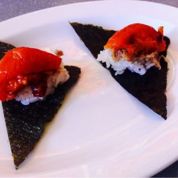 Ivan Ramen - Tomato, Pulled Pork, warm Nori Masubi - Ramen Near Me - New York, New York Ivan Ramen - Tomato, Pulled Pork, warm Nori Masubi - Ramen Near Me - New York, New York