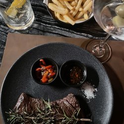 Noble Argentinian Steakhouse - Skirt steak & side of fries