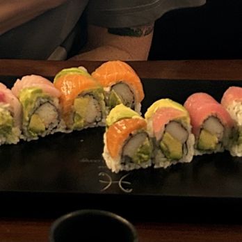 Pisces Sushi - Rainbow rol - Sushi Bars Near Me - Charlotte, North Carolina Pisces Sushi - Rainbow rol - Sushi Bars Near Me - Charlotte, North Carolina