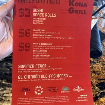 Kona Grill - San Antonio at North Star - 2026 World Cup Menu - Sushi Bars Near Me - San Antonio, Texas Kona Grill - San Antonio at North Star - 2026 World Cup Menu - Sushi Bars Near Me - San Antonio, Texas