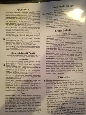 Menu photo 8 Atomic Ale Brewpub & Eatery Richland, WA