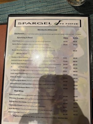 Menu photo 1 Spargel On 9 Queensbury, NY