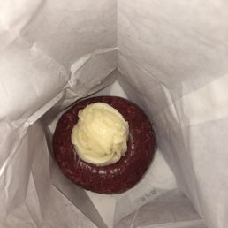 Red Velvet Doughnut to go