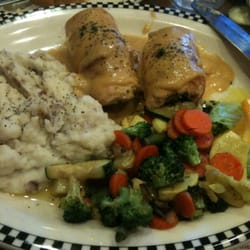 Black Bear Diner - Grants Pass - Broccoli stuffed bacon wrapped chicken breasts