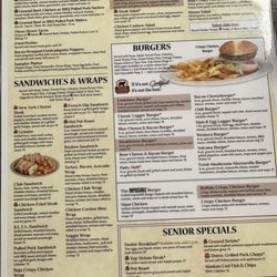 Washington Street Steakhouse & Pub - Menu