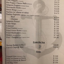Wilson Point Inn - Wilson Point Inn Menu