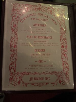 Menu photo 3 Le Rivage New York, NY Menu photo 3 Le Rivage New York, NY