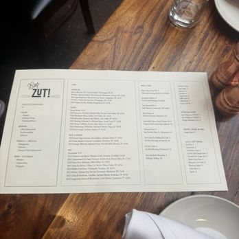 Zut On Fourth - Menu - Mediterranean Near Me - Berkeley, California