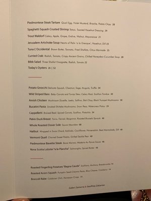 Menu photo 3 The Lambs Club New York, NY Menu photo 3 The Lambs Club New York, NY