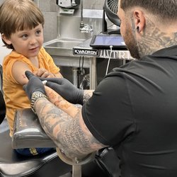 Ink Fink Tattoos - Great place special thanks to Timbo, this place is very friendly good clean environment to get work done and bring your kids friendly staff