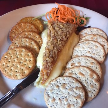 CAV Restaurant - Walnut encrusted Brie with branded apricots - New American Near Me - Providence, Rhode Island