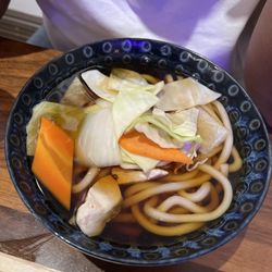 The Hungry Sumo - Chicken udon noodle soup