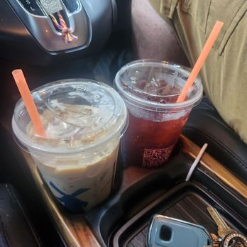 Dutch Bros Coffee - Pumpkin Breve & my sons Ice candy cherry - Coffee & Tea Near Me - Portland, Oregon Dutch Bros Coffee - Pumpkin Breve & my sons Ice candy cherry - Coffee & Tea Near Me - Portland, Oregon