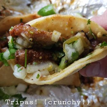 Taqueria La Mexicana - Tacos de tripa... Delicious! - Mexican Near Me - Long Beach, California
