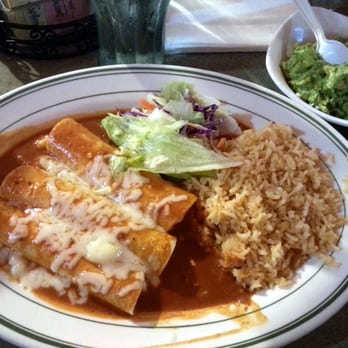 La Poblana Restaurant - Shrimp Enchiladas with Rice, No Beans, and Guacamole - Mexican Near Me - La Puente, California La Poblana Restaurant - Shrimp Enchiladas with Rice, No Beans, and Guacamole - Mexican Near Me - La Puente, California