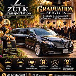 Zulk Transportation - ZULK Transportation -- Celebrate Graduation in Style with Luxury Limo Service!