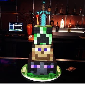Chic Sugars - Closer look at the 3 Tiers of Enderman, Steve&Creeper topped with the ever-coveted #DiamondSword- this cake was such a Huge Hit! - Cupcakes Near Me - Englewood, New Jersey Chic Sugars - Closer look at the 3 Tiers of Enderman, Steve&Creeper topped with the ever-coveted #DiamondSword- this cake was such a Huge Hit! - Cupcakes Near Me - Englewood, New Jersey