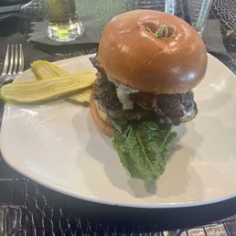 Blackened Blue Burger Blackened Blue Burger