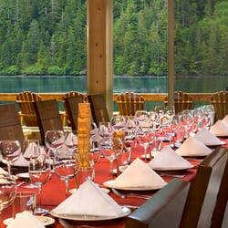 Steamboat Bay Fishing Club - All-inclusive fine dining at Steamboat Bay Fishing Club features fresh, local Alaskan cuisine personalized to guest preferences.