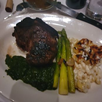 Rocco Steakhouse - Bone on filet and sides - American Near Me - New York, New York Rocco Steakhouse - Bone on filet and sides - American Near Me - New York, New York
