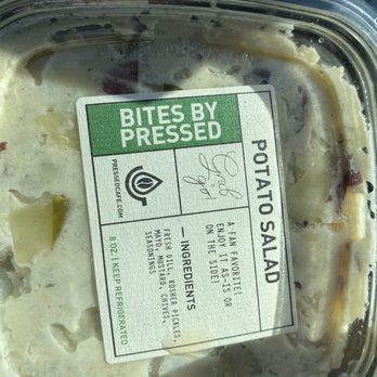 Pressed Cafe - Potato salad with pickles - Juice Bars & Smoothies Near Me - Newton, Massachusetts