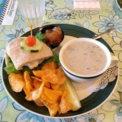 The Ample Pantry - Lunch combo - soup and half sandwich