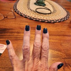 AJ Nails & Spa - Perfect, Trang didn't leave any nail showing, like my former salon did.