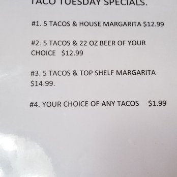 Salt & Pepper - Taco Tuesday and Thursday menu - American Near Me - Fullerton, California Salt & Pepper - Taco Tuesday and Thursday menu - American Near Me - Fullerton, California