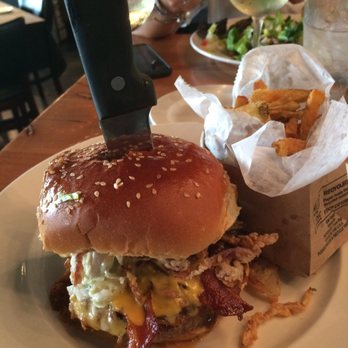 Burntwood Tavern - One of the BEST burgers I've ever had. Old River Burger - American Near Me - Naples, Florida