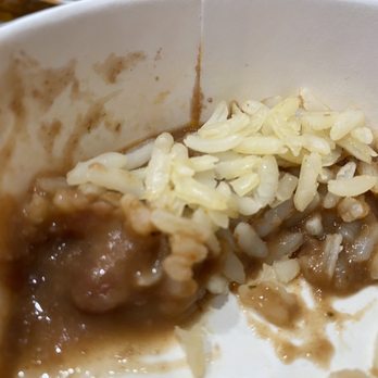 Popeyes - Regular Red Beans and Rice-barely covers bottom of bowl - Fast Food Near Me - Centerton, Arkansas Popeyes - Regular Red Beans and Rice-barely covers bottom of bowl - Fast Food Near Me - Centerton, Arkansas