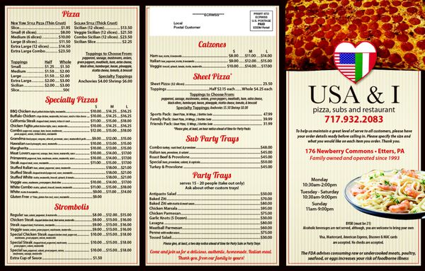 Menu photo 3 USA & I Etters, PA Menu photo 3 USA & I Etters, PA