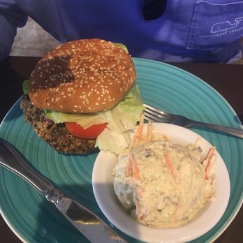 Urban Fresh - Lentil burger and potato salad. Again- yum! - Vegan Near Me - Tucson, Arizona Urban Fresh - Lentil burger and potato salad. Again- yum! - Vegan Near Me - Tucson, Arizona