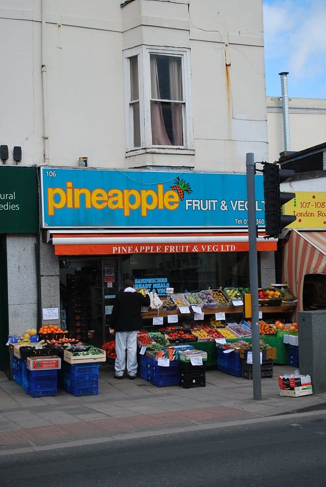 PINEAPPLE 106 London Road, Brighton, United Kingdom Grocery Phone