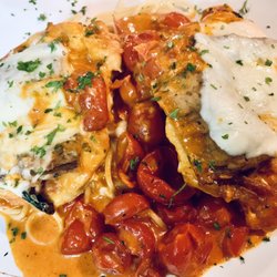 Casa Nostra - Chicken and eggplant pasta special. Fantastic. Everything we had was
